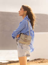 Small Jana Torsade Crossbody Bag Etrier Blue jana torsade EJTD002S