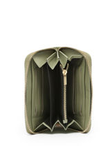 Coin Purse Leather Etrier Green rafale ERAF090M-vue-porte