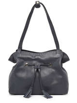 Sac Port paule Tradition Cuir Etrier Bleu tradition EHER027M