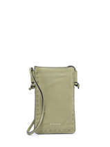 Leather Tradition Phone Pouch Etrier Green tradition EHER025M
