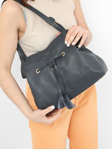 Sac Port paule Tradition Cuir Etrier Bleu tradition EHER027M-vue-porte