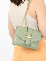 Sac Port paule Rafale Cuir Etrier Vert rafale 18SAXP46-vue-porte