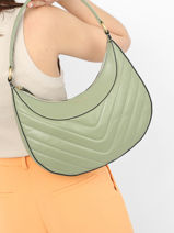 Sac Port paule Rafale Cuir Etrier Vert rafale ERAF017L-vue-porte