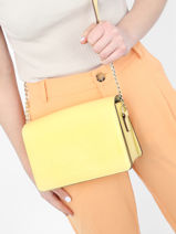 Sac Bandoulire Fulgurant  Cuir Etrier Jaune fulgurant EFUL035S-vue-porte