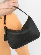 Shoulder Bag Tradition Leather Etrier Black tradition EHER026M-vue-porte