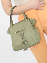 Sac Port Main Tradition Cuir Etrier Vert tradition EHER027S-vue-porte