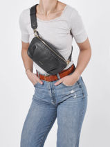Belt Bag Etrier Black tradition EHER022M-vue-porte