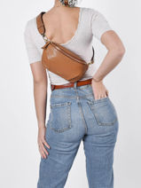 Sac Banane Etrier Marron tradition EHER022M-vue-porte