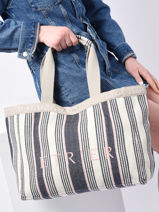 Shoulder Bag Miami Etrier Blue miami EMIA039B-vue-porte