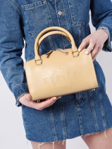 Sac Port Main Fulgurant Cuir Etrier Beige fulgurant EFUL036S-vue-porte