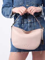 Sac Besace Ecuyer Cuir Etrier Rose ecuyer EECU06-vue-porte