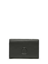 Coin Purse Leather Etrier Black balade EBAL96