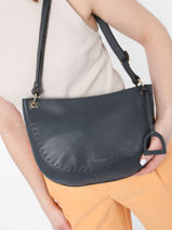 Sac Bandoulire Tradition Cuir Etrier Bleu tradition EHER024L-vue-porte