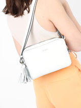 Crossbody Bag Tradition Leather Etrier White tradition EHER023M-vue-porte
