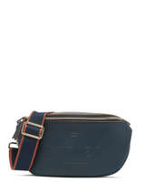 Medium Leather Fulgurant Belt Bag Etrier Blue fulgurant EFUL022M
