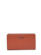Leather Blazer Wallet Etrier Orange blazer EBLA091M