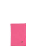 Leather Cardholder Madras Etrier Pink madras EMAD013