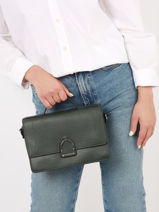 Cross Body Tas Altesse Leder Etrier Groen altesse EALT048M-vue-porte