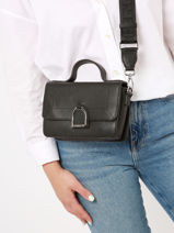 Cross Body Tas Altesse Leder Etrier Zwart altesse EALT048S-vue-porte