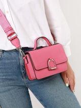 Crossbody Bag Altesse Leather Etrier Pink altesse EALT048S-vue-porte