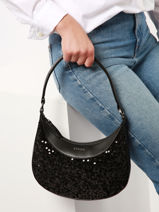 Shoulder Bag Equilibre Night Etrier Black equilibre night EEQU017M-vue-porte