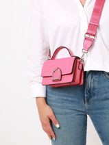 Sac Bandoulire Altesse Cuir Etrier Rose altesse EALT048X-vue-porte
