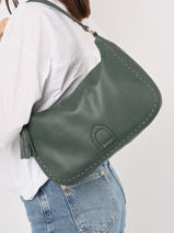Sac Port paule Tradition Cuir Etrier Vert tradition EHER026M-vue-porte