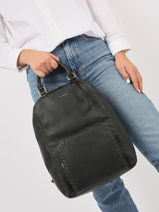 Sac  Dos Business Etrier Noir tradition EHER037B-vue-porte