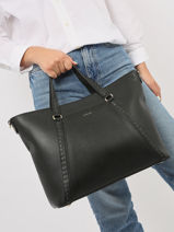 A4 Size  Business Bag Etrier Black tradition EHER8031-vue-porte