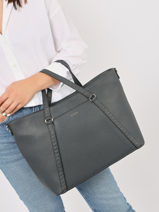 A4 Size  Business Bag Etrier Blue tradition EHER8031-vue-porte