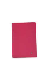 Leather Document Holder Madras Etrier Pink madras EMAD429