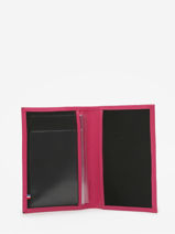 Leather Document Holder Madras Etrier Pink madras EMAD429-vue-porte