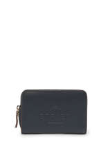 Portemonnee Leather Etrier Blue fulgurant EFUL090M