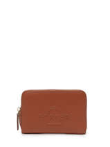 Porte-monnaie Cuir Etrier Marron fulgurant EFUL090M