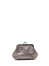 Leather Coin Purse Etincelle Etrier Pink etincelle irisee EETI654
