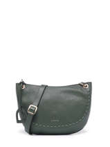 Medium Leather Shoulder Bag Tradition Etrier Green tradition EHER024M