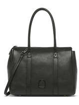 Leather Balade Shoulder Bag Etrier Black balade EBAL044M