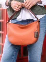Top Handle Ecuyer Leather Etrier Orange ecuyer EECU06
