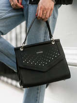 Crossbody Bag Tonnerre Leather Etrier Black tonnerre ETON001M