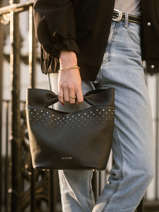 Crossbody Bag Tonnerre Leather Etrier Black tonnerre ETON042M