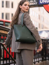 Shoulder Bag Blazer Leather Etrier Green blazer EBLA013M