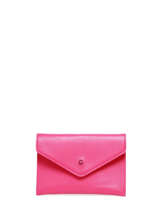 Leather Document Holder Madras Etrier Pink madras EMAD054