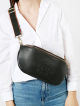 Sac Banane L Fulgurant Cuir Etrier Noir fulgurant EFUL022L-vue-porte