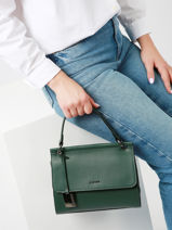 Shoulder Bag Blazer Leather Etrier Green blazer EBLA001M-vue-porte