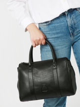 Handtas Balade Leder Etrier Zwart balade EBAL044S-vue-porte