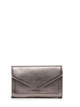 Porte-monnaie Cuir Etrier Rose etincelle irisee EETI469