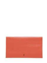 Checkholder Leather Etrier Orange madras EMAD905
