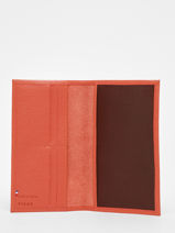 Checkholder Leather Etrier Orange madras EMAD905-vue-porte