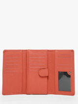 Purse Leather Etrier Orange ecuyer EECU95-vue-porte