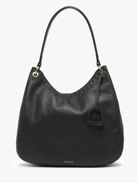 Sac Besace Tradition Cuir Etrier Noir tradition EHER21